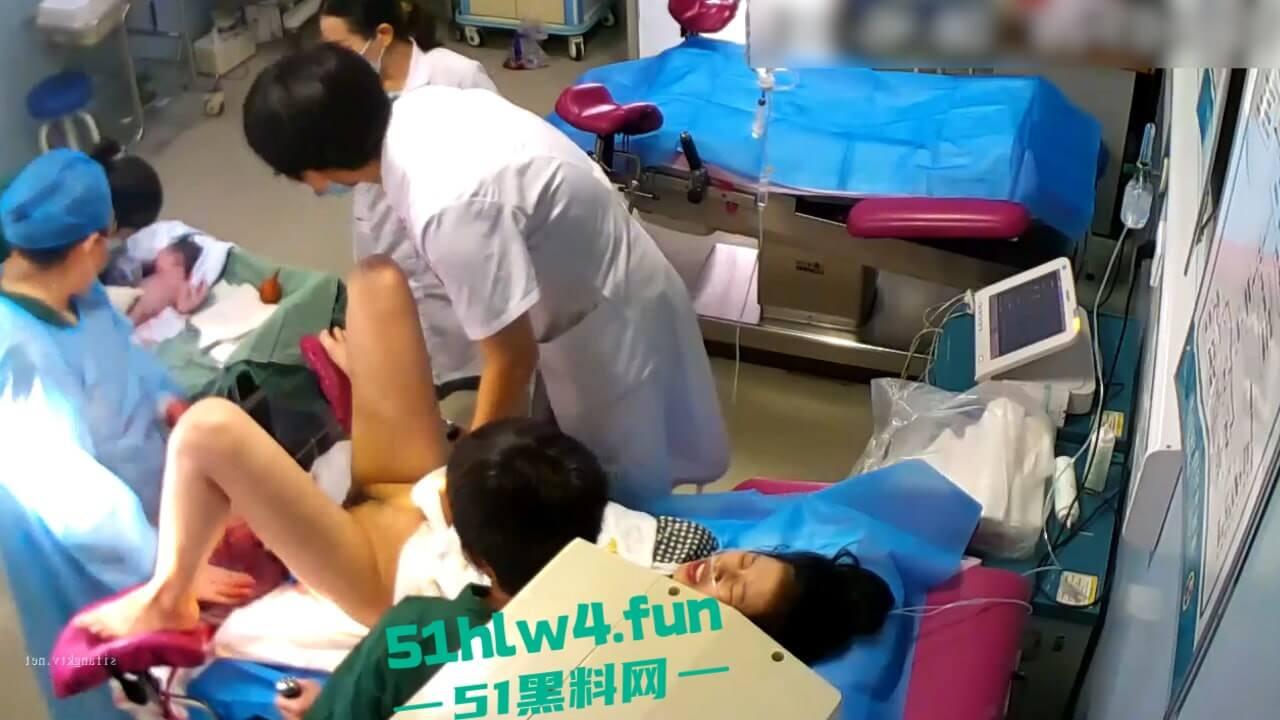 妇产医院生孩子现场,孕妇分娩手术室监控被黑客大神攻破,看完生孩子逼才是真的牛逼!-1