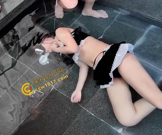 国产调教室新作：极致SM窒息，泳装少女小雨水底禁锢，泳衣紧贴雪肤，窒息中激情升腾，水底极致体验-5