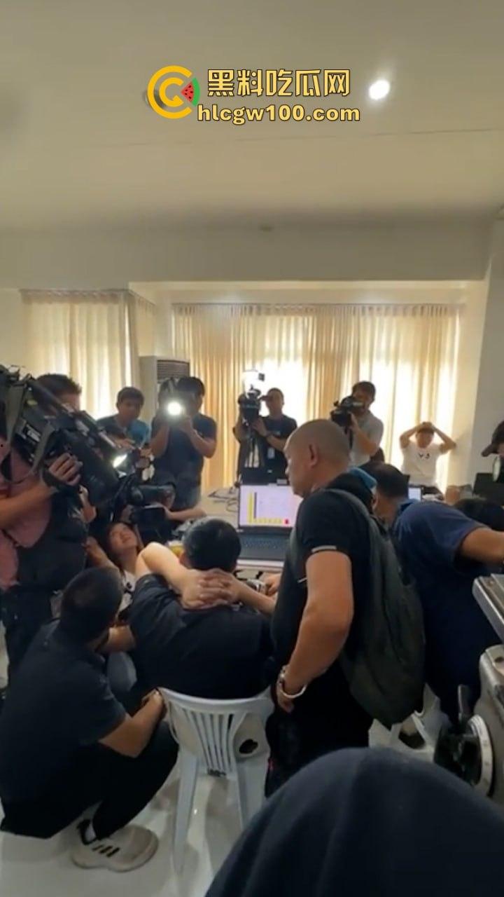 受明星被绑事件影响 菲律宾甲米地园区抓到电诈份子就地开新闻发布会 真会做事啊-2