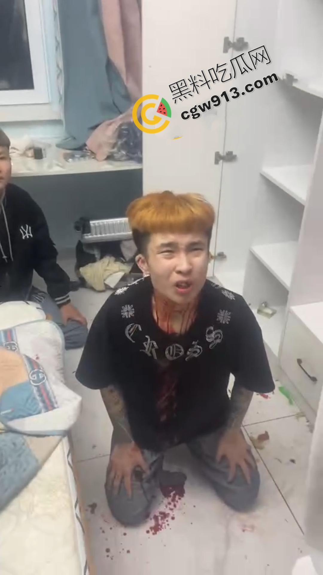 嚣张精神小伙的残暴行径!暴力殴打,挥刀猛砍,凶猛至极,现场血流满地,甚是恐怖-9