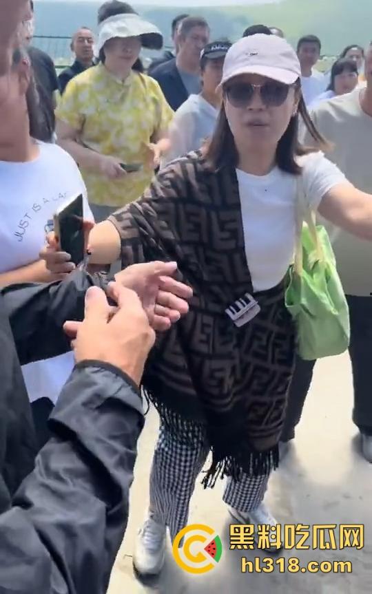 荷叶坪旅游区，怒遇车霸一台车堵了几百台车，手里拿着改锥当武器叫嚣，真是恶人多搞事呗！-2