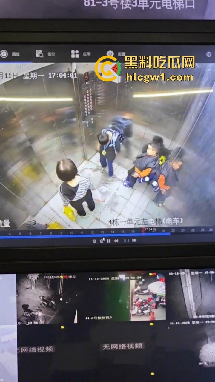 广西梧州平浪小区两个小屁孩半年电梯里撒尿，有娘生没娘教，家里是养牲口吗？-5