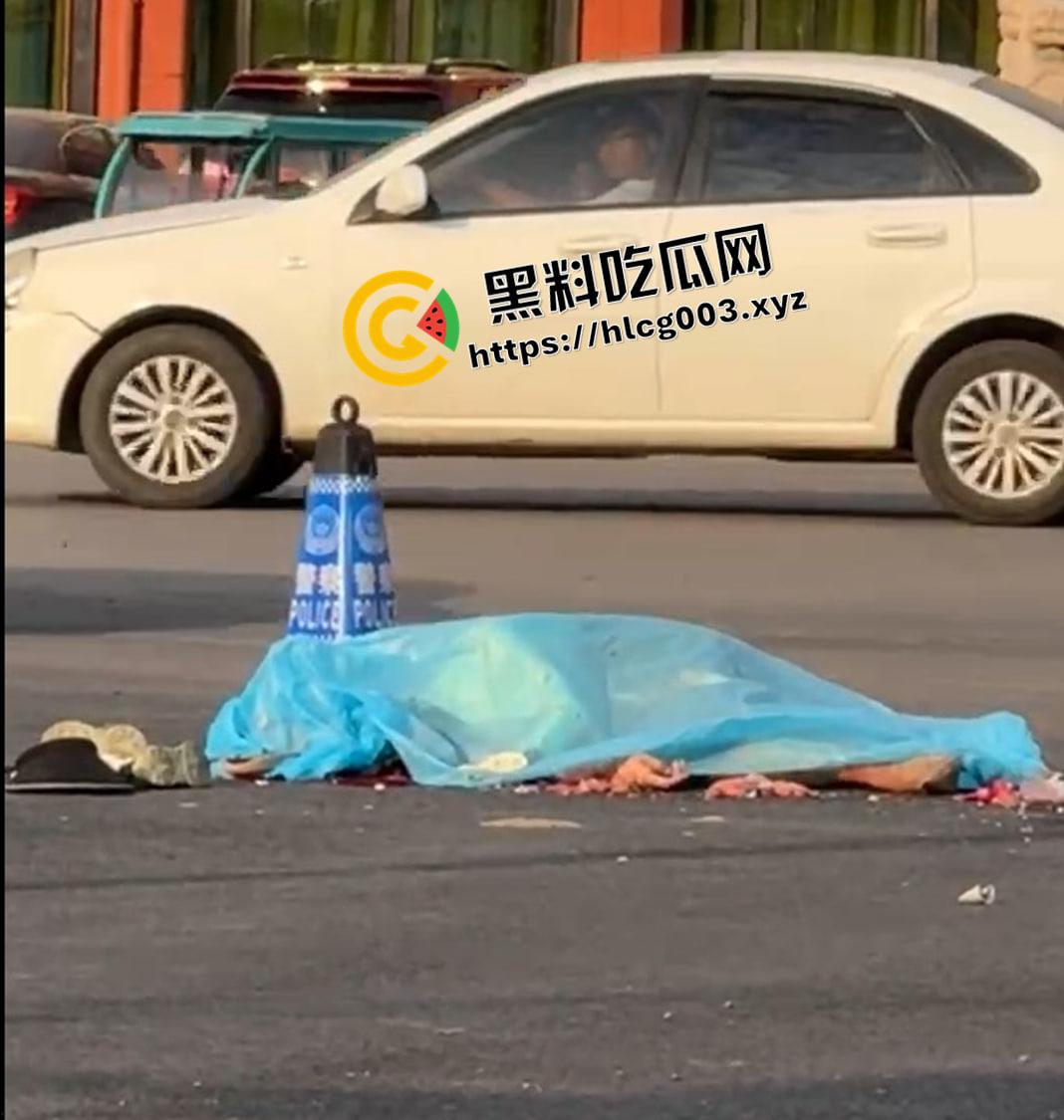 血腥慎入！济南商河车祸现场 脑袋被压爆 脑浆和内脏散落一地 现场视频流出-3
