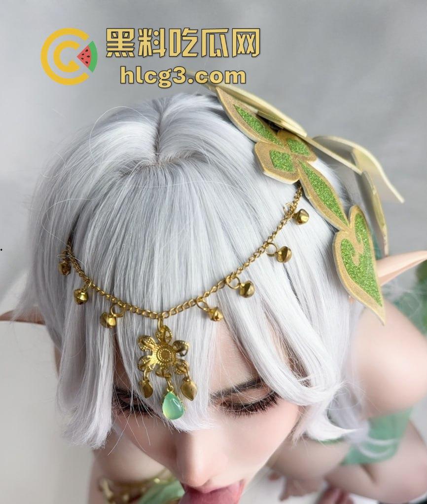 泰国绝美COSER『DreamTamu』打破次元壁！COS原神大慈树王跪地口交！女神口活无可挑剔！-7