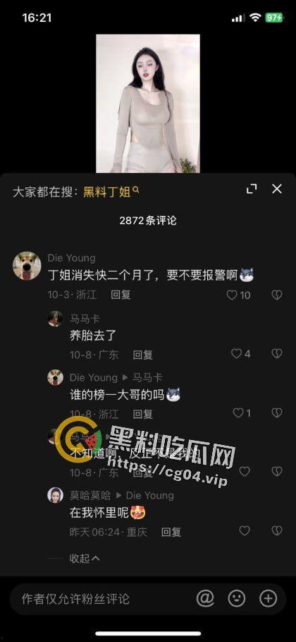 抖音百万粉丝博主【丁姐】断更一年  疑似下海 这一行卷到这种程度了吗  还是当博主很难挣钱了-2