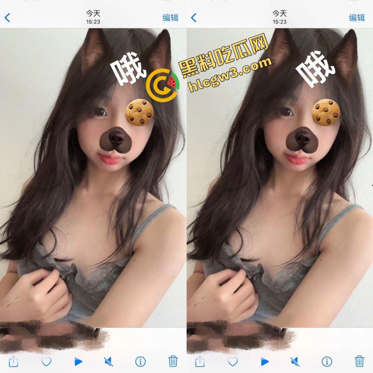 深圳沙井上南学校清纯骚贱反差妹『豆琦祺』深圳大哥砸钱得吃 爆操后搂着睡!独家曝光流出!-1