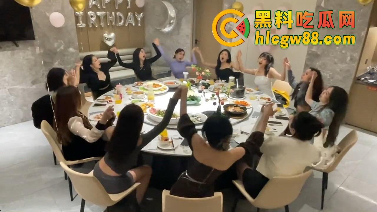名媛聚会到底怎么玩？黑料记者揭秘，白天喝红酒吃大餐，晚上KTV趴墙抖臀大赛，精致皮囊下全是骚浪！-1