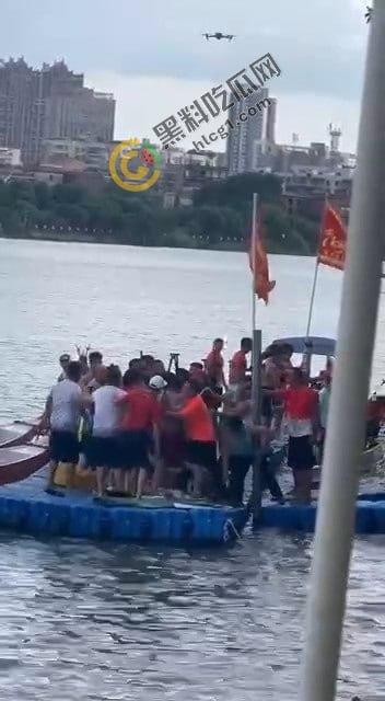 东莞高埗惊现神秘龙舟大战，竞技变身实战，究竟谁在操控背后？-5