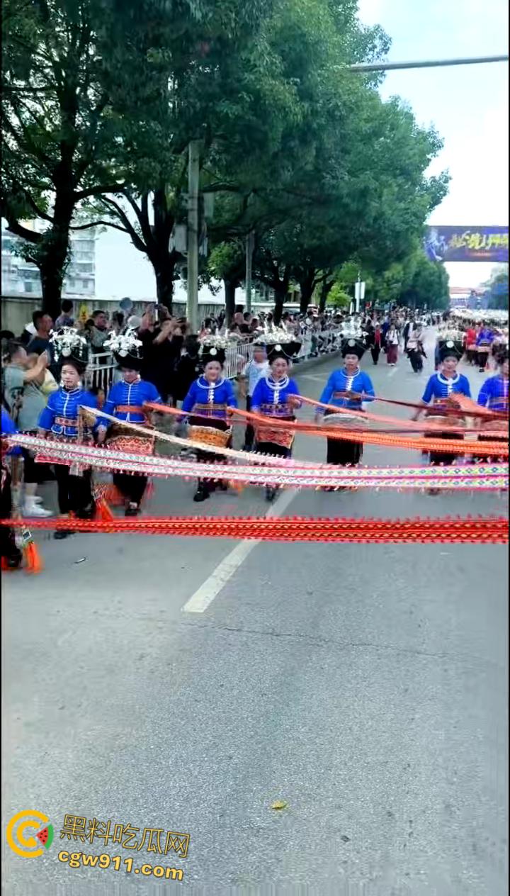 贵州丹寨县龙泉镇中国非遗保护年会 ，非遗周大型非遗万人盛装巡演，非遗瑰宝代代传，场面壮观精彩绝伦震撼人心！-5