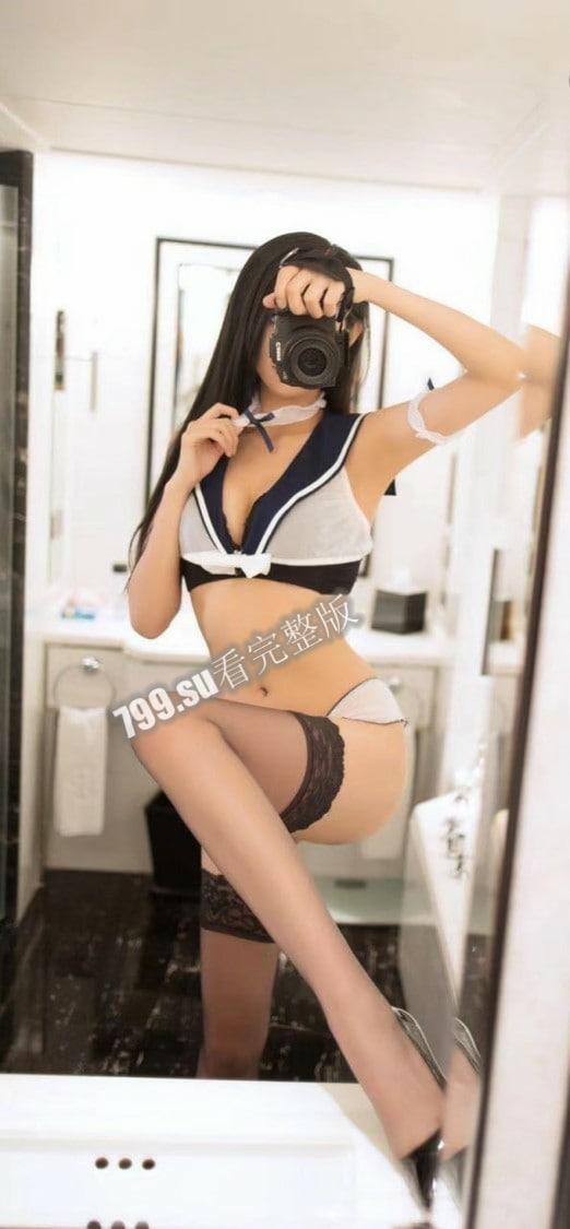 抖音百万粉丝！九头身 1.84 米红唇艳女仆葛征 土豪 1V1 视频泄漏！-22