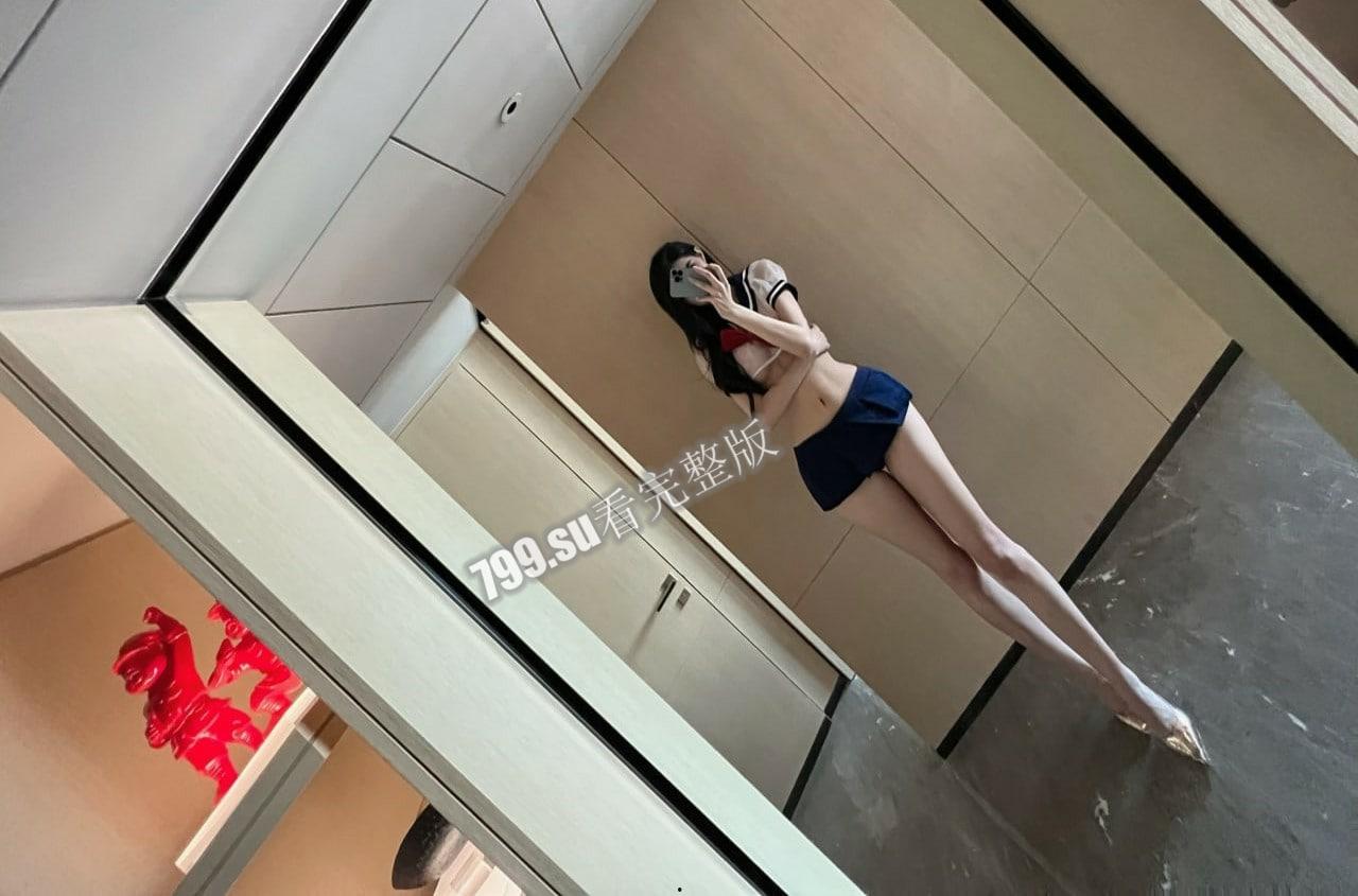 抖音百万粉丝！九头身 1.84 米红唇艳女仆葛征 土豪 1V1 视频泄漏！-25