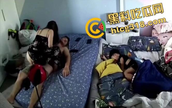 监控流出美少妇午休主动骑上丈夫要公粮，结果他睡得像死猪，儿子翻身险些撞上，枕边风都吹不醒的男人！-5