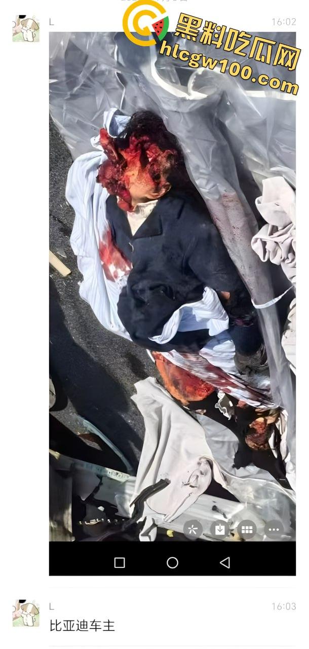 胆小勿入!广东河源比亚迪-元失控120码直撞大货车瞬间解体,女司机头都压碎了!-7