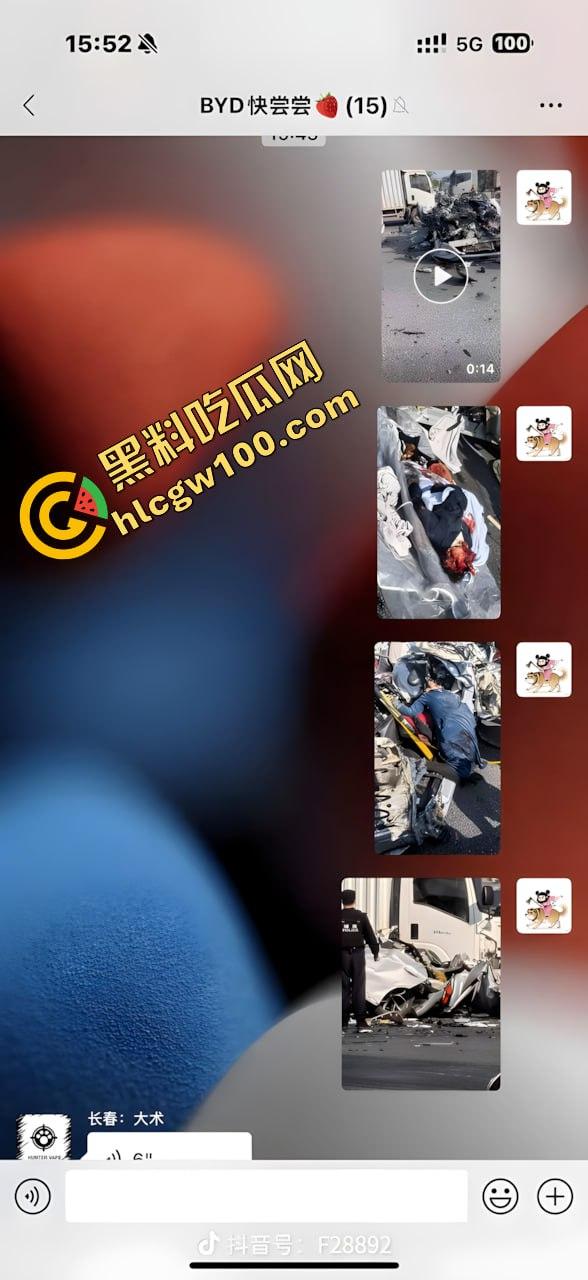 胆小勿入!广东河源比亚迪-元失控120码直撞大货车瞬间解体,女司机头都压碎了!-8