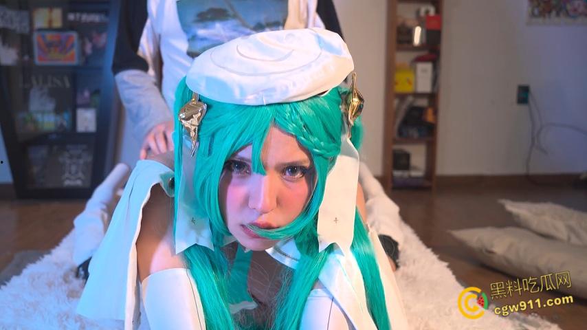 极品福利姬【Tylerx0x】，巨乳尤物cos初音未来，美乳翘臀深喉乳交，女上骑乘疯狂榨精 ！-6