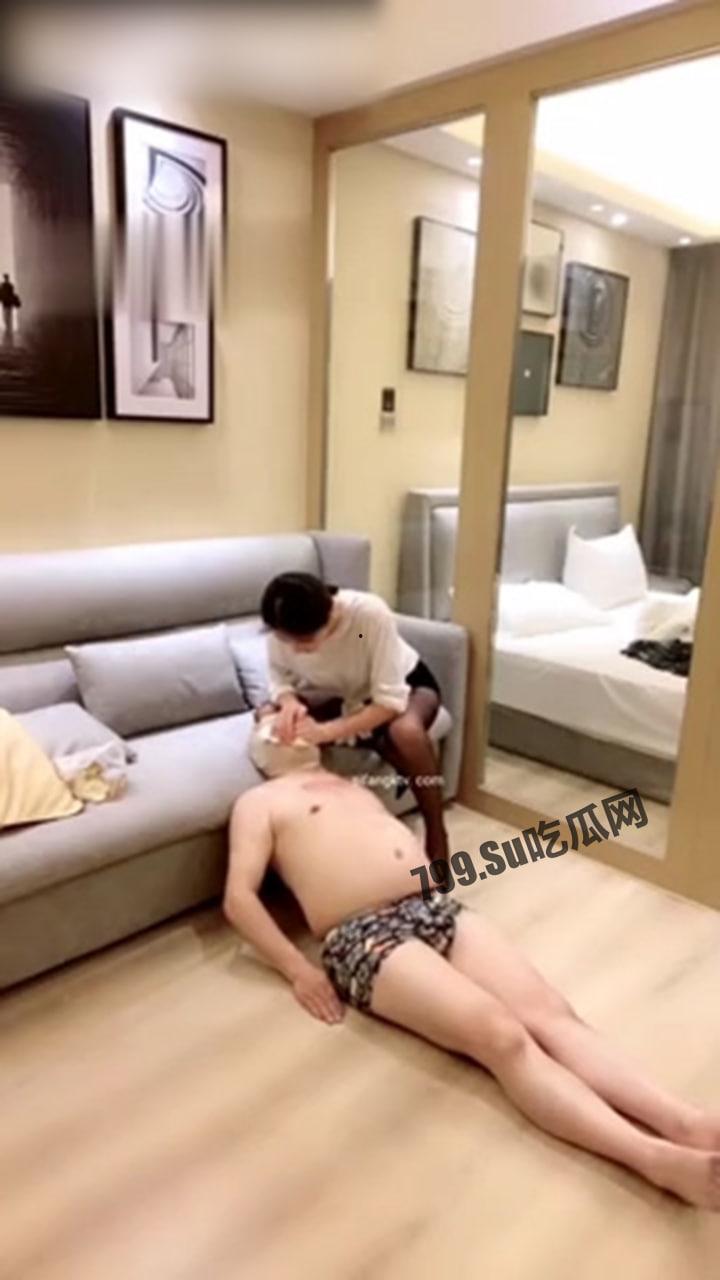 SM 女王打耳光翻车事件！极品黑丝性感女主下手太狠不料被反打 【完整版】-3