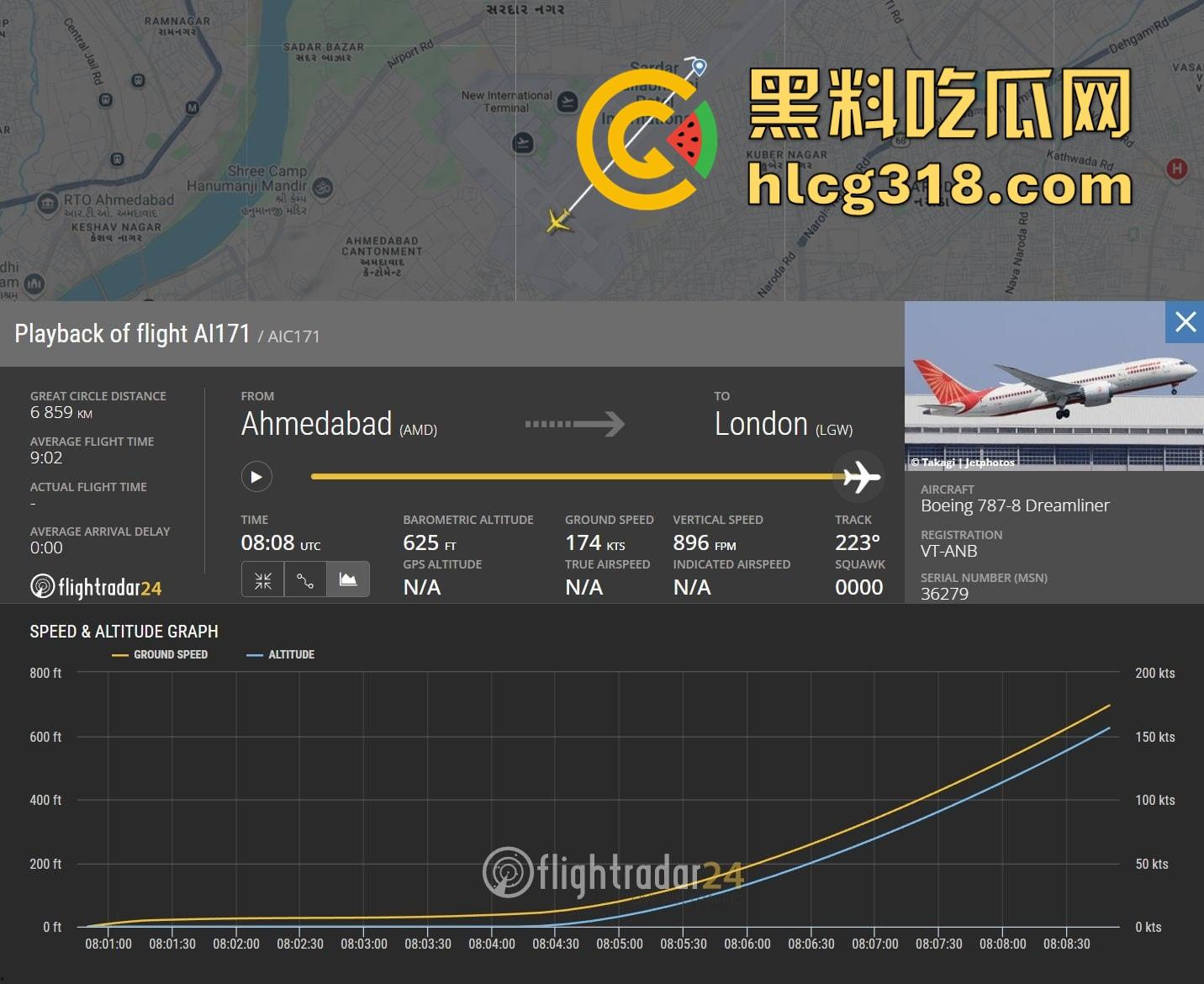 惨烈空难！印度航空AI171次客机突然空难 空难客机又是波音 初步统计已有至少200人死亡！-5
