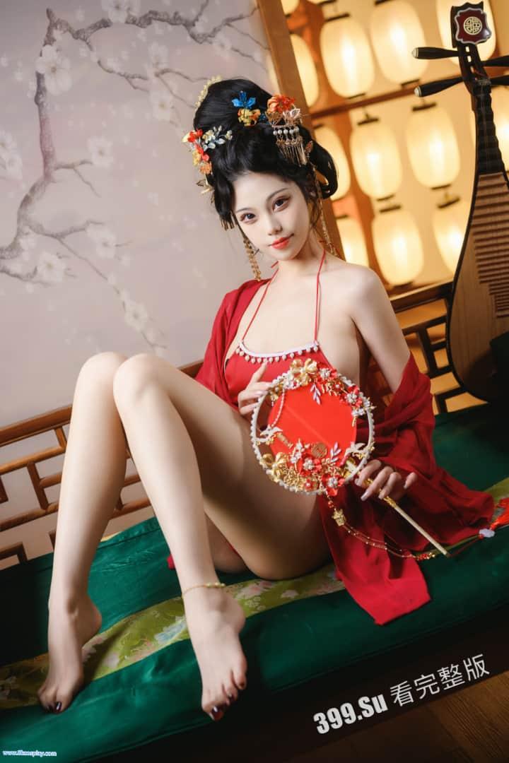 推特微博 #蜜汁貓裘 作品 「唐宮夜宴」生动地展现了唐朝独有的美学风范！（61p+1v 私拍完整版）-47