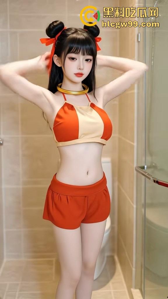 三头六臂莲藕身，Cos商务风哪吒杀疯了,肚兜短裤风火轮，离经叛道只杀不渡，快给我来个同款申公豹！-9