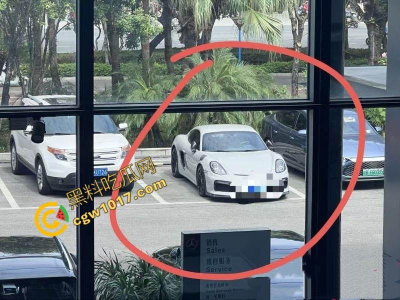 广西柳州奔驰4S店惊爆偷情丑闻!女销售与同事狂野偷情,金主怒曝视频,火爆开车撞店-7