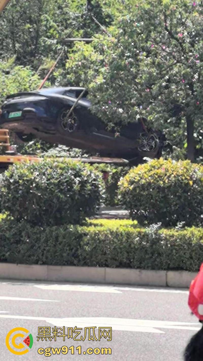 武汉小米汽车撞警察，地板油加速起步，本想装个大的结果翻车，警察当场撞死，小米汽车碎一地！-2