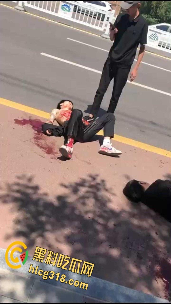 甘肃平凉五中高三学生，街头火拼刀战，社会小混混一个打五个，1死1伤3逃战绩可查！-6