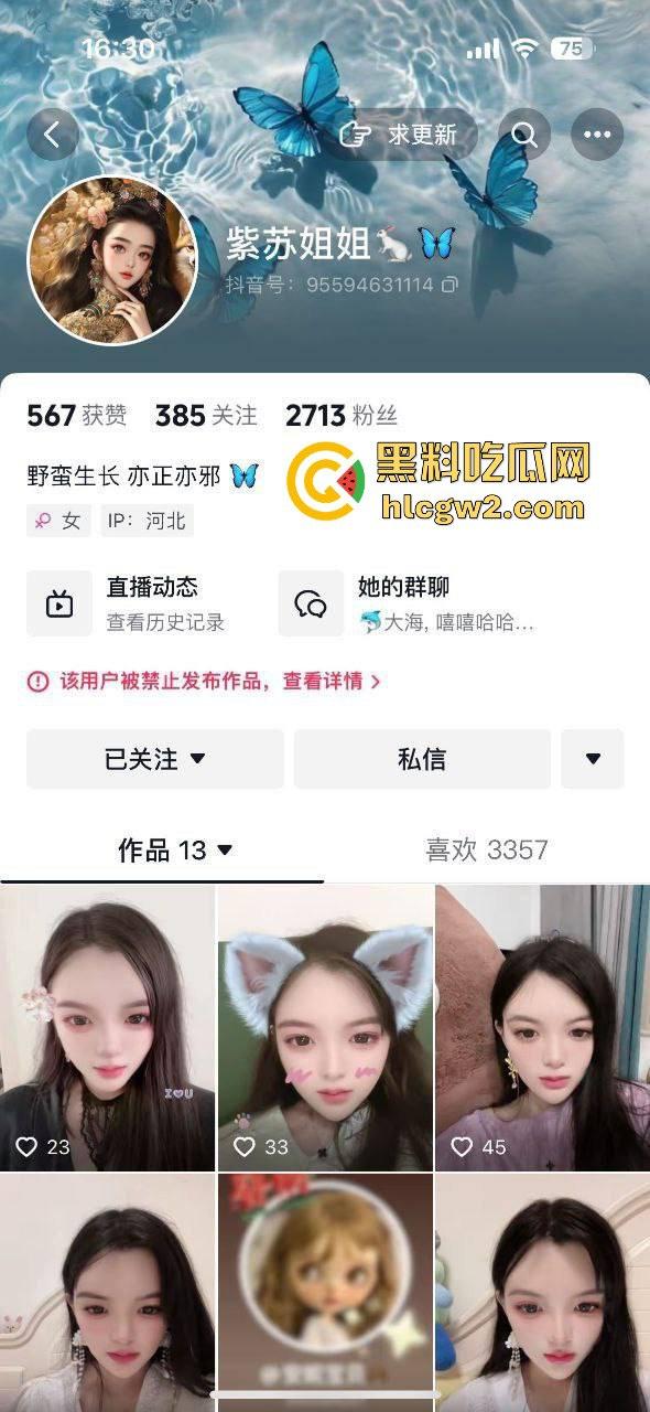 河北骚少妇【紫苏姐姐】抖音翻车  给大哥自拍的骚视频外泄 画面辣眼睛骚劲十足！-1