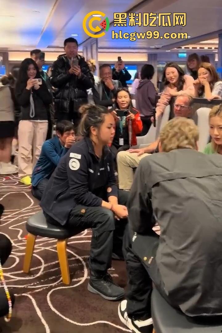 南极邮轮拍卖会巴西牛排200欧竞拍挪威男约会权，这炮钱花得心甘情愿，满心期待吃羊肠，结果被拍成欧美A片！-3