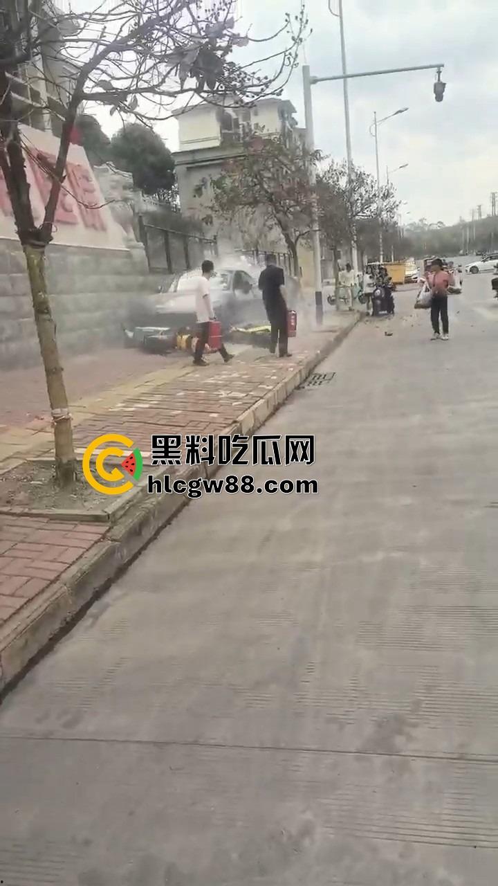 广西田东县人妻妹子【花生米爱吃小猪】刚提小米SU7，口腔医院门口撞飞一排共享单车，集美开车还是秀！-8