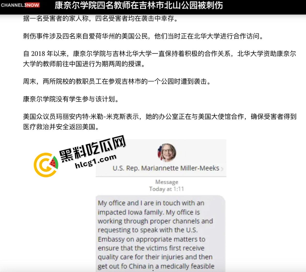 吉林四名外国教师公园参观被刺杀 凶手仍流落在外 现场血腥视频流出-6