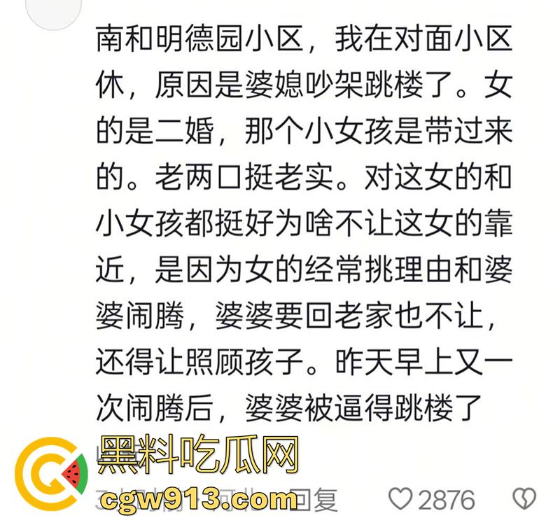 离婚女不能找果然有道理,河北邢台南和明德园小区,二婚女把老实婆婆逼跳楼,这回又要离婚了!-1