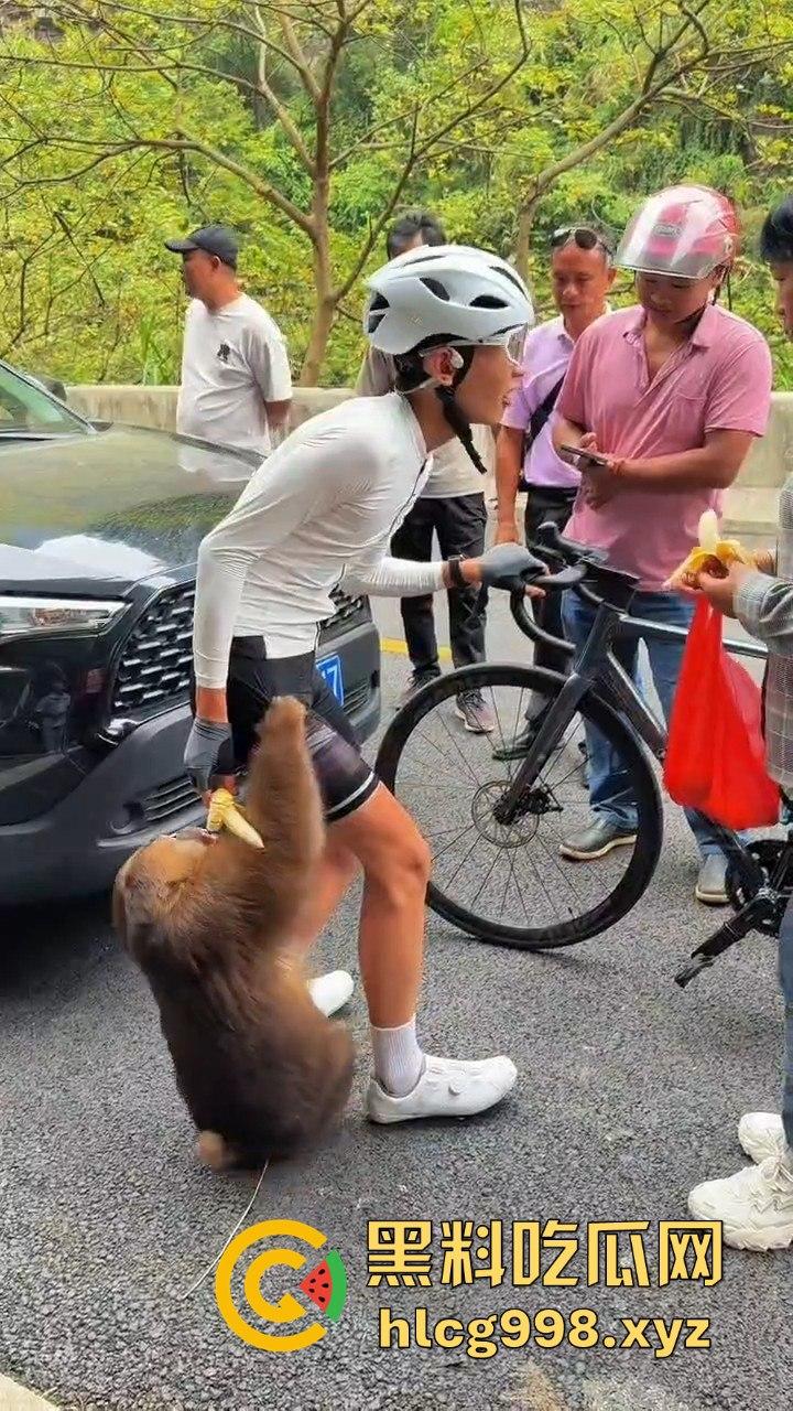 奇葩猴子不吃香蕉专爱美女！见到女的就疯狂抱大腿、抓胸、扯头发！-1