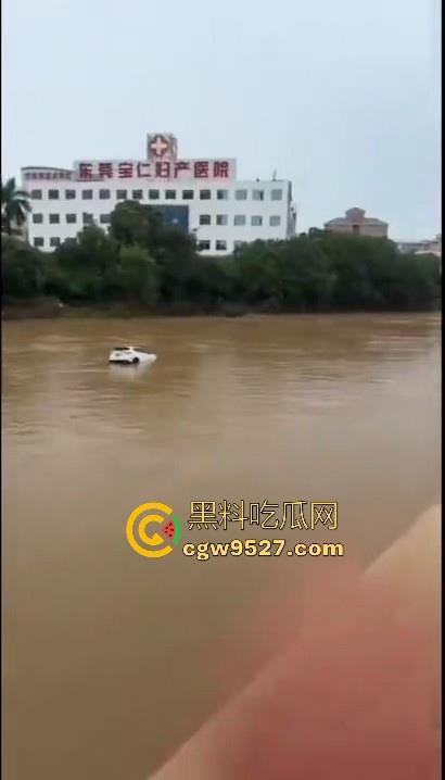 东莞一女司机开车掉河里，车辆像脱缰野马般直冲河中，送医院抢救无效死亡！-5