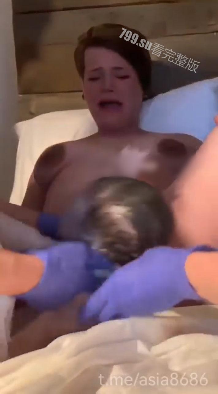 暗网流出 孕妇生产新生儿顺产全过程-4