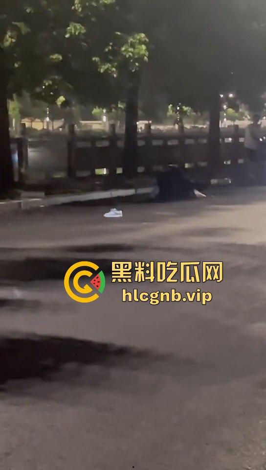 广西两精神小伙为爱街头打架，鞋子都飞了！旁边还有人敲锣打鼓助威！-3