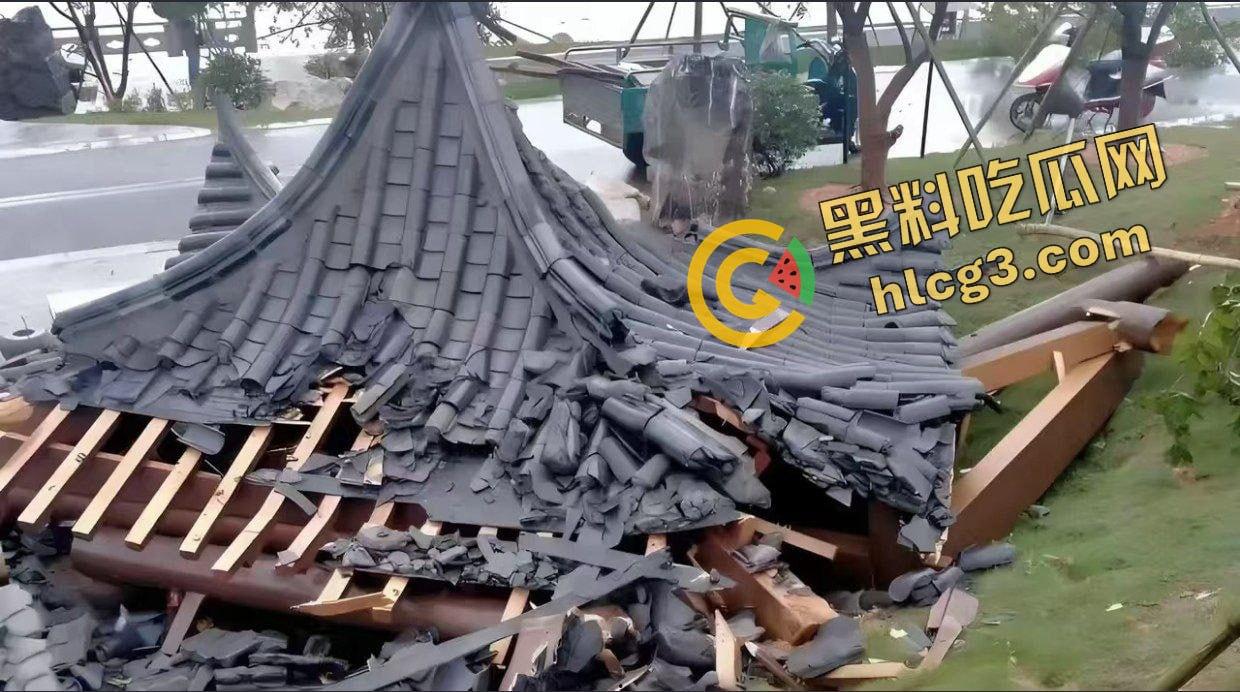 江苏常州 天打雷劈致凉亭坍塌 多人亭下躲雨 事故造成6死10伤！-8
